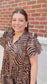 Tiger Stripes V-Neck Dress