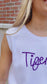 Tigers Script Sleeveless Sweater