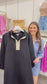 Britney Textured Half Zip Dress