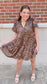 Tiger Stripes V-Neck Dress