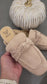 Square Toe Knot Top Mules
