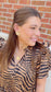 Tiger Stripes V-Neck Dress